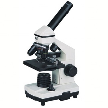 Buen precio Venta caliente Avanzado NK-T16P 40X-640X Microscopio monocular de Estudiante de color blanco con iluminación LED