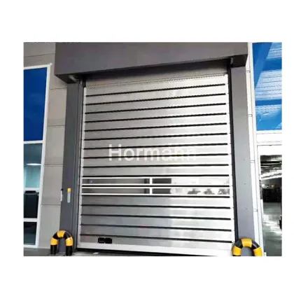 China's Invention: Double-Sided Aluminum Alloy Material Hard Turbine Fast Lifting Door