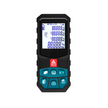 Laser Measurement Tool: 100M Backlit LCD Mute Function Distance Measure Area Volume Meter