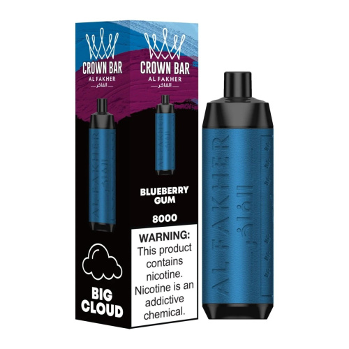 Al Fakher 8000 Puffs Crown Bar Disposable DTL