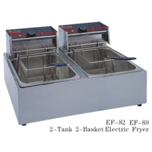 2-Tank 2-Basket Electric Fryer