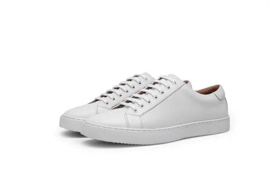 Glazed Leather Mens Sneaker