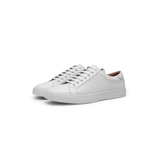 Glazed Leather Mens Sneaker