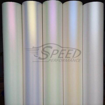 Chameleon White Iridescent Car Wrapping Film