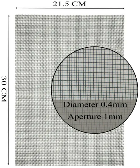 Rodent-Proof 1mm Stainless Steel Mesh A4 Sheet for Airbrick Pest Control