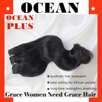 New Style best seller factory price wholesale synthetic hair extention with high quality