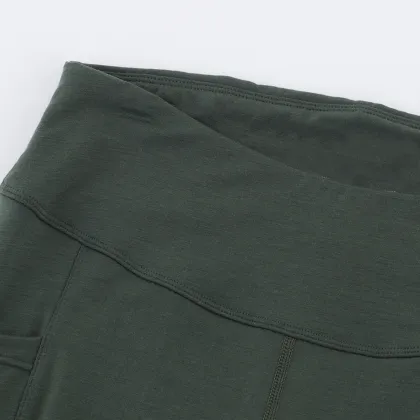 Women's 100% Merino Wool Exercise Yoga Pants