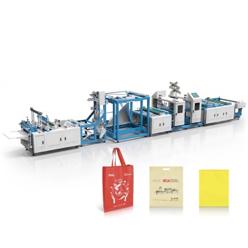 ZXL-G700 Non Woven Spunbond Bag Making Machine with Side Gusset and Online Handle
