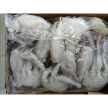 হিমায়িত অর্ধেক কাটা নীল সাঁতার কাঁকড়া