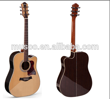 Musoo brand 41'' Jumbo folks acoustic handcrafted guitar(MG530)