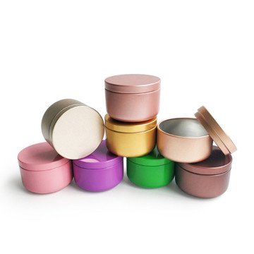Wholesale Empty Metal Candle Jars in Gold, Pink, White, Black, and Rose Gold (50g Aluminum Tins)