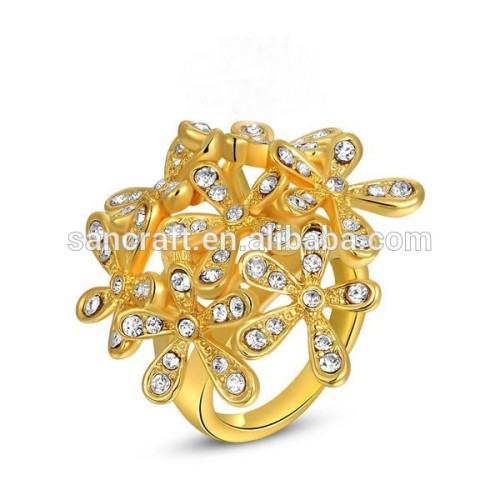 2015 Latest Gold Ring Design For Women, Cheap Wholesale Fashion Custom Wedding Ring