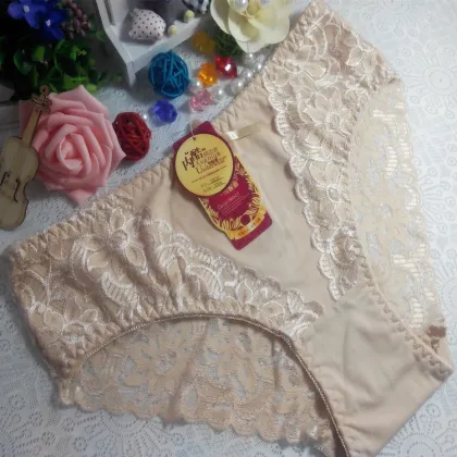 China OEM wholesale new style sky blue sexy lingerie women underwear cotton fancy panty 5832