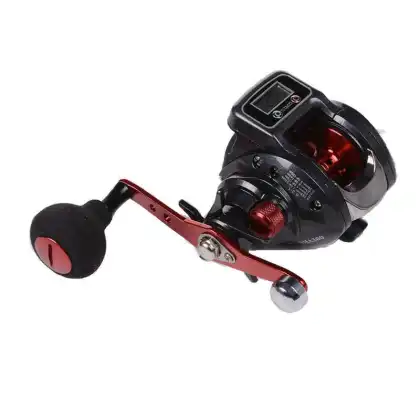 Digital Cross Droplets Wheel Fishing Reel with Brake for Lure Fishing