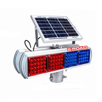 أشار حمراء زرقاء زرقاء LED LED فلاش ضوء تحذير مرور الإضاءة