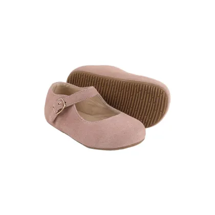Genuine Leather Kids Dress Flat Shoes