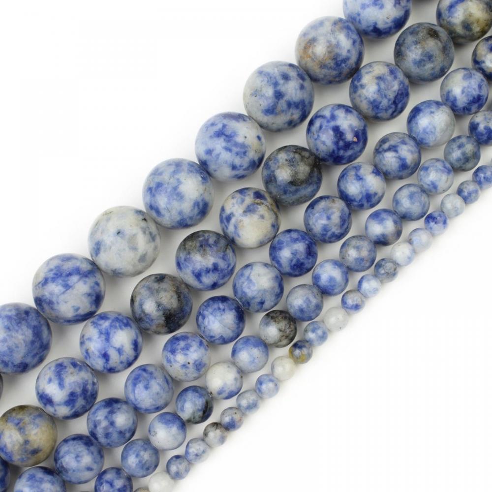 Boules de chakra Jasper Blue 16 mm pour décoration de la maison de méditation