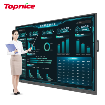 Topnice Pop Display com Projeção Smart Board para ensino e treinamento interativo
