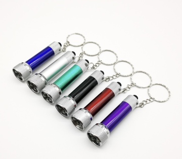 Compact Aluminum LED Flashlights: Keychain Flashlights for Men and Women