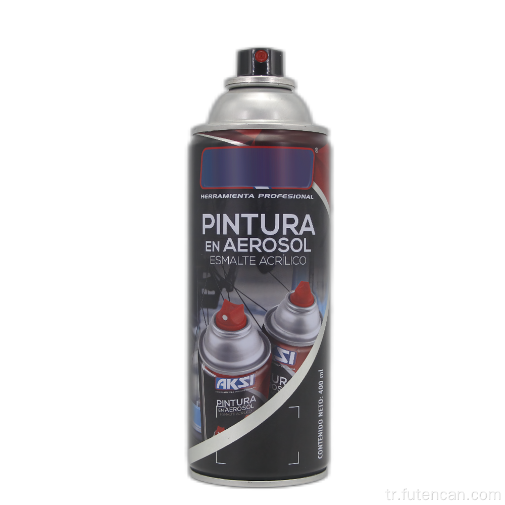 Boş 65mm aerosol kalay kutuları