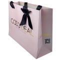 Pink Gold Logo Medium Size Kraft Paper Bag