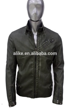 ALIKE man outdoor jacket pu wash jacket