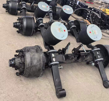 German Type Semi-trailer Parts: Lift Axle with Air Ride Trailer Suspension