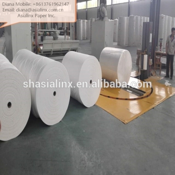 looking Jumbo Reel Facial Tissue Roll Width 400 Roll Diameter 1100 mm Core Inside Dia 76 mm GSM 12.5 facial tissue raw material