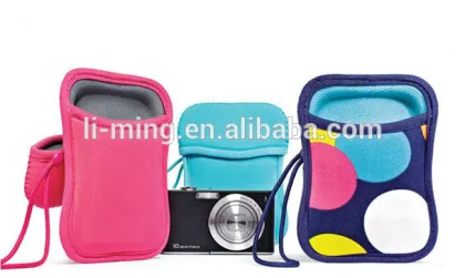 Lovely cute fashion promotional neoprene camera bag
