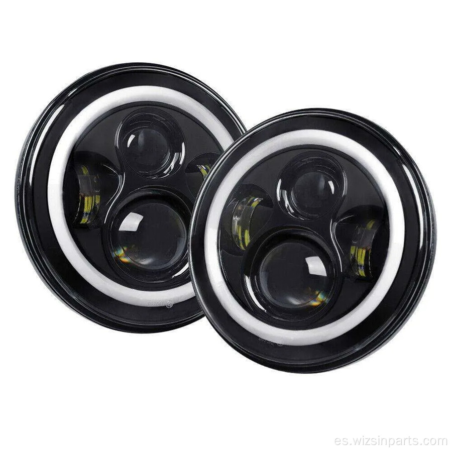 Faros del halo RGB para Jeep Wrangler