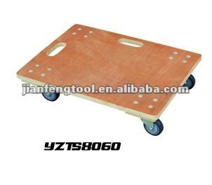 4 wheel wood transport cart