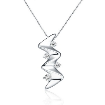 New arrival plating Rhodium woman necklace