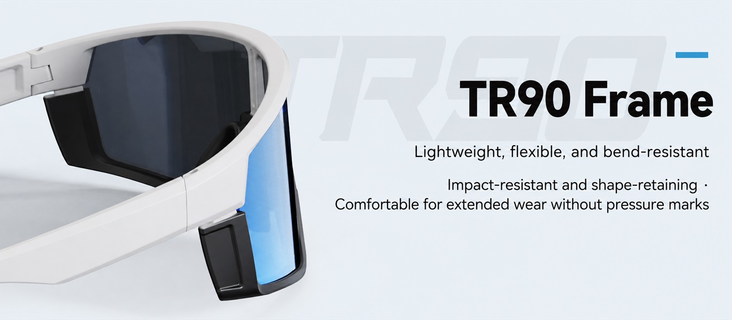 Wholesale TR90 Shield Sunglasses with UV400 ME2211-TR90 Frame
