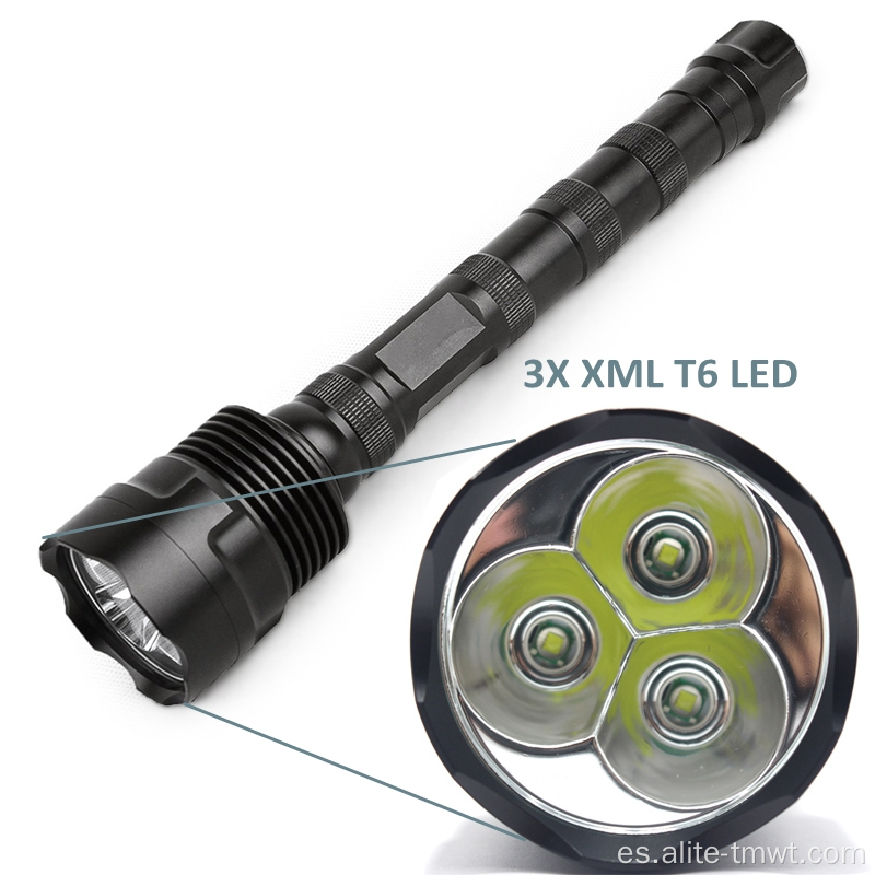 Super Bright 3000 Lumens Tactic Linterna