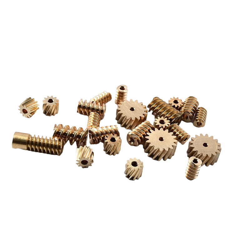 Customized High Precision CNC Machining Hobbing Small Worm Drive Gear Wheel Set