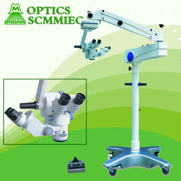 SC-3B Motorized eye operating microscope with +-90 assistant binocular for microsurgery on the eye