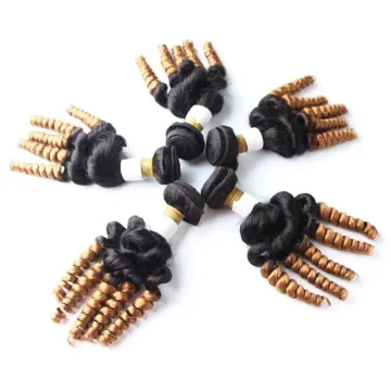 Wholesale Fumi Hair The High Quality Hair Extensions, Double Drawn Ombre Hair Bundles Custom colors are acceptable