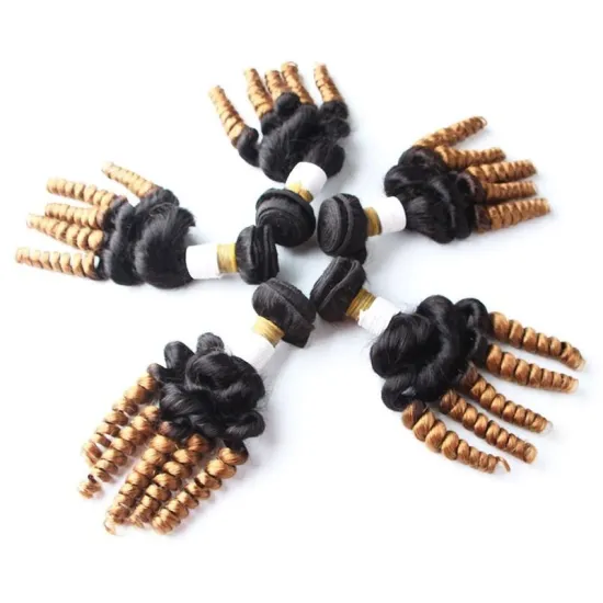 Wholesale Fumi Hair The High Quality Hair Extensions, Double Drawn Ombre Hair Bundles Custom colors are acceptable
