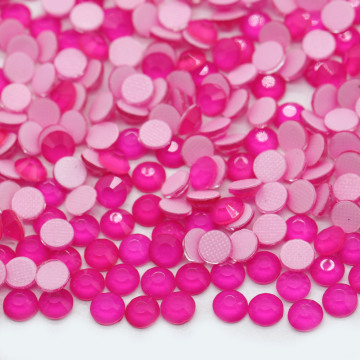 Neon Rose Hotfix -Strasssteine: lebendige Fluoreszenzglaskristalle für die Nagelkunstdekoration