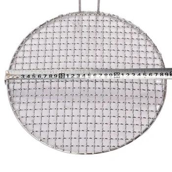 Korea Style BBQ Grill Pan with 304 Stainless Steel Grates for Wooden Stove and Charcoal Barbecue