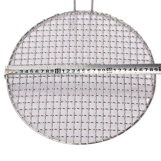 Korea Style BBQ Grill Pan with 304 Stainless Steel Grates for Wooden Stove and Charcoal Barbecue