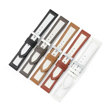 Leather and Canvas Watch Straps for Apple Watch 5/6/7 and Samsung/Huawei 44mm