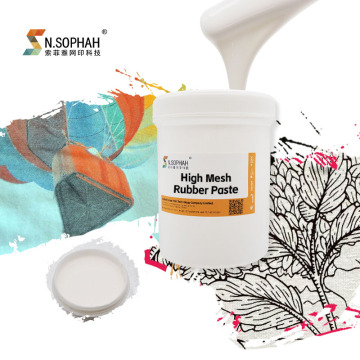 High Mesh Rubber Paste for Super Soft Water-Based Screen Printing
