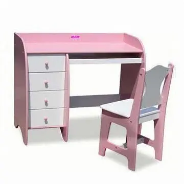 Computer tables and chairs, made of MDF, measures 33x23.5x29.1cm