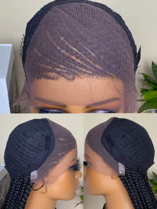 Lace Front Synthetic Braided Wig for Black Women - Urban Outfitters