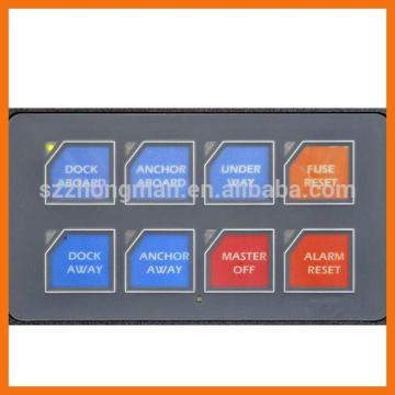 8 push button metal dome tactile switch membrane keypad