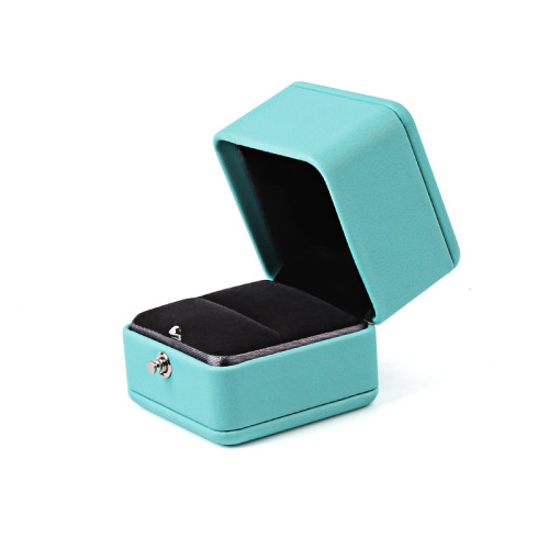 Luxury Green Leather Customize Jewelry Gift Box