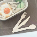 Wooden Cutlery set for airlines