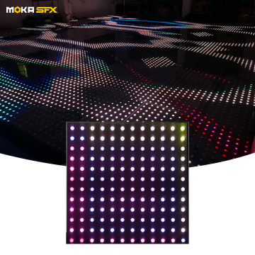 Moka sfx 144 piksel rgb warna penuh jubin lantai tarian