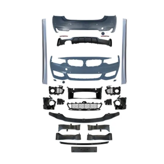 High-Quality M-TECH PP ABS Car Front Rear Bumper Kit for BMW F32 F36 4 Doors